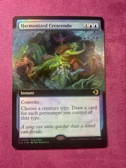 Harmonized Crescendo (Extended Art) Buy-A-Box Promos Foil NM MTG - Image 1