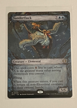 MTG Sunderflock - Showcase - Lorwyn Eclipsed #309 - Image 1