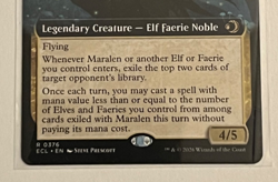 MTG Maralen Fae Ascendant - Extended Art - Lorwyn Eclipsed #376 - Image 3