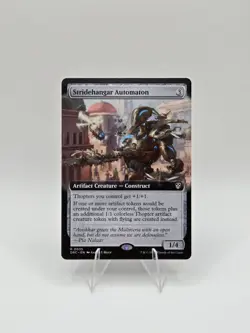 Stridehangar Automaton (Extended Art) Commander: Aetherdrift Regular Near Mint - Image 1