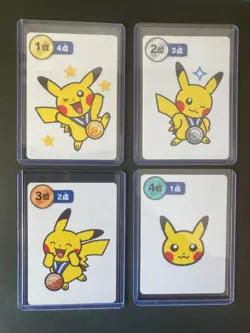 Pokemon Center Japan Takara Cards - PIKACHU 1st 2nd 3rd 4th! Taruka Blue NM - Image 1
