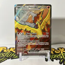 Team Rocket’s Moltres Ex 208/182 - Destined Rivals Pokemon Full Art - NM - Image 1