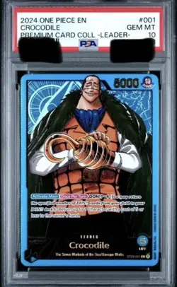 Crocodile ST03-001 - One Piece Premium Card Leader Collection - PSA 10 - Image 1