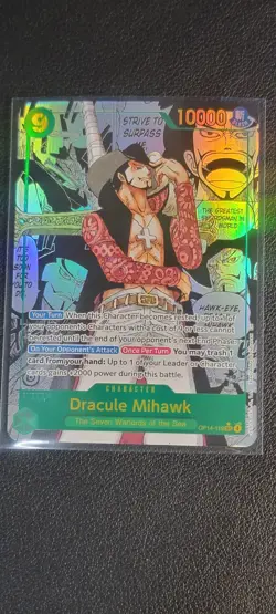 Dracule Mihawk OP14-119 SEC * Manga One Piece The Azure Sea's Seven - Image 2