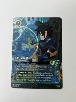 Disney Lorcana Hiro Hamada Armor Designer Enchanted Archazia's Island - Image 1