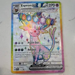 Pokemon Umbreon EX SVP 176 & Espeon EX SVP 175 Holo Tera Card Lot - Image 4