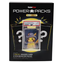2025 GAMESTOP Power Pack Series 2 (2 Boosters + PSA 8+ Guarantee Graded Card) - Image 1