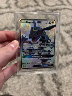 Pokemon TCG Rayquaza GX 177a/168 Alternate Secret Rare Holo Card Near Mint - Image 1