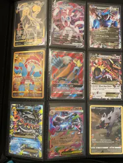 Pokemon Card Binder Full Of Hits Only: GX, Art Rare’s, Promos, EX, VMAX, V - Image 1