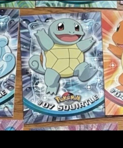 Topps TV Animation - SQUIRTLE #07 - Blue Logo - Pokemon Card - Series 1 - NM - Image 1