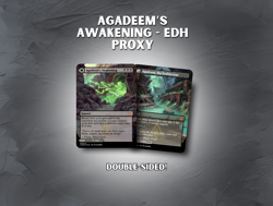 Agadeem's Awakening / Agadeem, the Undercrypt - Custom Magic: The Gathering Card - Image 1