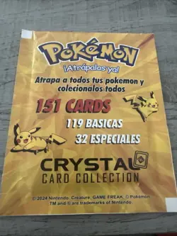 Pokemon Stained Glass Crystal Card Collection 1 Pack Holo Charizard Peru - Image 2