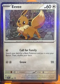 Eevee - 200 (Cosmos Holo) SVP200 Sv: Scarlet & Violet Promo Cards Holo - Image 1
