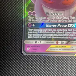 Gengar & Mimikyu GX - Pokemon TCG - Holo Ultra Rare Card 53/181 Tag Team - NM - Image 5