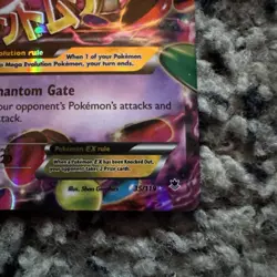 Phantom Forces M Gengar EX Holo Rare Pokemon Card 35/119 2014 TCG NM - Image 4
