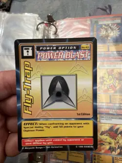 Fly Trap BO-43 1st Edition Vintage Series 1 Booster Bandai Digimon Card - Image 1