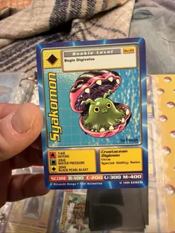 Bandai Digimon Trading Card Series 1 Syakomon Bo-29 1st Edition - Image 1