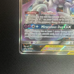 Pokemon Mewtwo and Mew GX TCG Sun & Moon Holo Promo Card #SM191 MINT - Image 5