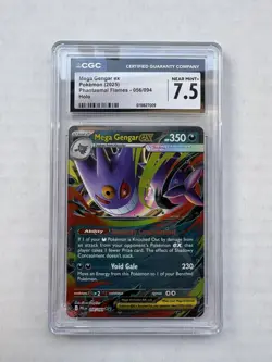 CGC 7.5 Mega Gengar EX 056/094 Phantasmal Flames Holo Pokemon Card 056/094 - Image 1