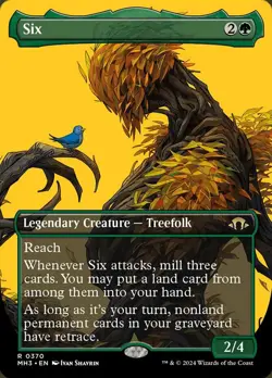 [1x] Six - Borderless Near Mint, English Modern Horizons 3 MTG Magic - Image 1
