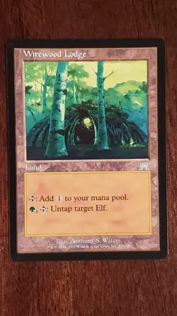 Wirewood Lodge Onslaught EX/LP 329/350 MTG Magic the Gathering Land Uncommon - Image 1