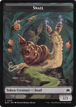 Snail Token Bloomburrow #14 MTG BLB NM - Image 1