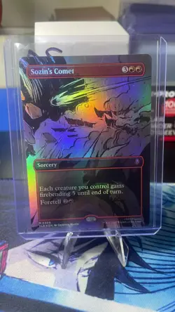 MTG Avatar-The Last Airbender: Sozin's Comet(0309) Borderless Foil - Image 1