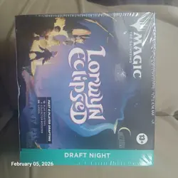 NR Magic the Gathering MTG Lorwyn Eclipse Factory Sealed Draft Night Box IN HAND - Image 1