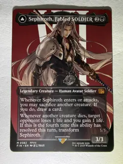 Sephiroth, Fabled SOLDIER (0382) (Borderless) Final Fantasy Regular - Image 4