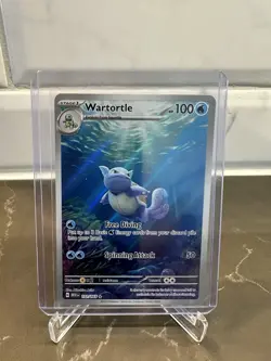 Pokemon TCG Wartortle 171/165 Scarlet & Violet 151 Holo Illustration Rare Card - Image 1