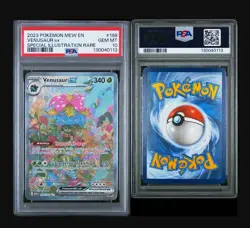 2023 POKEMON MEW EN-151 | SPECIAL ILLUSTRATION RARE VENUSAUR EX 198 PSA 10 - Image 1
