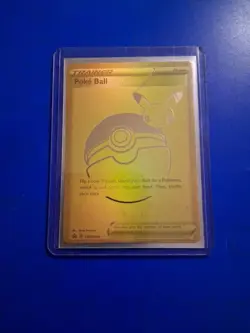 SWSH146 Poke Ball Gold Full Art Celebrations Pokemon TCG Promo Card - Image 1