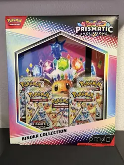 Pokemon Prismatic Evolutions Binder Collection SEALED - Image 1