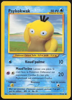 Carte Pokemon Psykokwak 79/105 Neo Destiny Francais - Image 1
