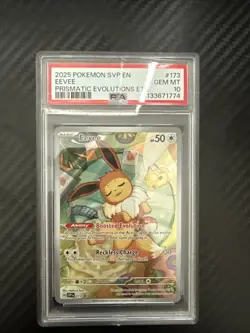 2025 pokemon sup en Eevee Prismatic Evolutions ETB BLACK STAR PROMO - Image 1