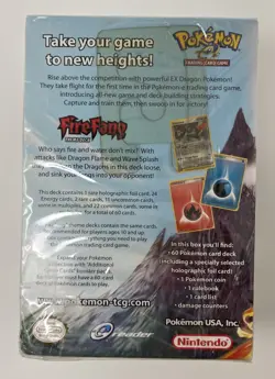 Pokemon EX Dragon Fire Fang Theme Deck - 2003 Rare Factory Sealed - Image 4