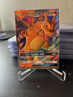 Pokemon Karte - Charizard GX SM211 Sun and Moon Black Star Promo Englisch - Image 1