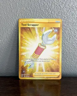 Pokemon TCG Tool Scrapper 208/192 Full Art Secret Rare Gold Rebel Clash NM+ - Image 1