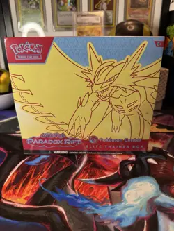 Paradox Rift Pokemon Center ETB Exclusive Roaring Moon Factory Sealed - Image 1
