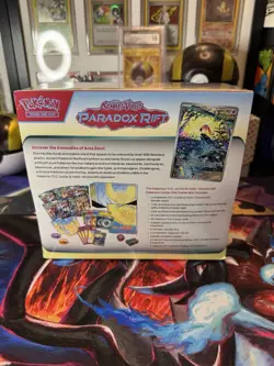 Paradox Rift Pokemon Center ETB Exclusive Roaring Moon Factory Sealed - Image 3