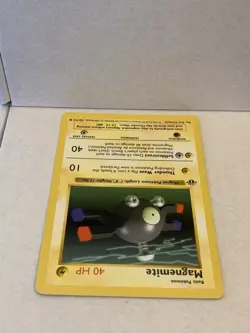 Pokemon Card Magnemite Shadowless Base Set 1st Edition 53/102 Near Mint or bette - Image 3