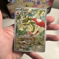 Pokemon TCG Flapple 210/191 Surging Sparks Illustration Rare Card (NM) - Image 4