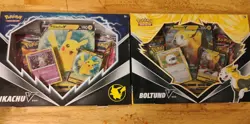 Pokemon TCG Pikachu V Box And Boltund V Box Sealed - Image 1