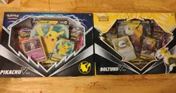Pokemon TCG Pikachu V Box And Boltund V Box Sealed - Image 2