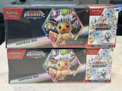 Pokemon Prismatic Evolutions Surprise Box & Booster Bundle X2 Sams Club - Image 1