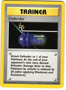 Defender [Shadowless] 80/102 Pokemon Gen 1: Base Set - Image 3
