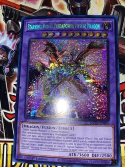 Yugioh ! Starving Venom Predapower Fusion Dragon MP23-EN081 , 1st Edition PSR - Image 1