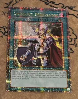 Yugioh Crossout Designator RA02-EN063 1st Edition Quarter Century Secret Rare NM - Image 1