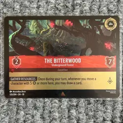Disney Lorcana Whispers in the Well The Bitterwood Cold Foil 135/204 NM - Image 1