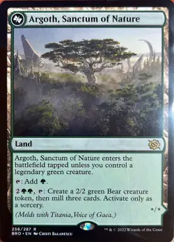 MTG Card - Argoth, Sanctum of Nature - Rare - The Brothers' War - NM - Image 1